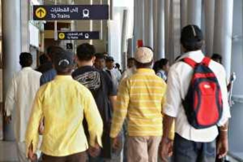 Dubai, 2nd May 2010.  The Ibn Battuta Metro Station.  (Jeffrey E Biteng / The National)  