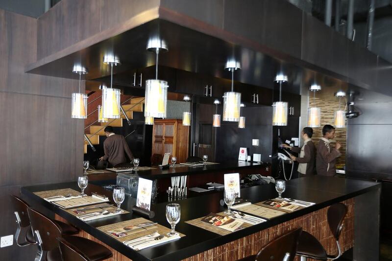 Wonton House says the restaurant was designed with a vision and understanding of the principals of feng shui. Pawan Singh / The National