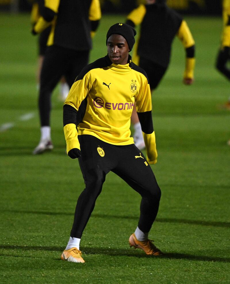 Dortmund's Youssoufa Moukoko. AFP