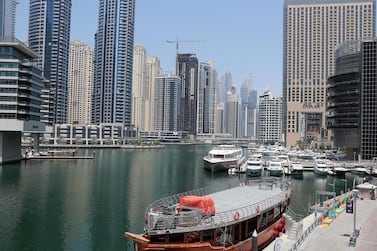 The tenant is disputing the landlord's claim for repainting and repairing of their recently vacated flat in Dubai Marina. Pawan Singh / The National