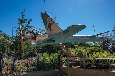 A Hezbollah Ababil-T drone on display at the armed group's museum in Mleeta, southern Lebanon. Photo: Wikimedia