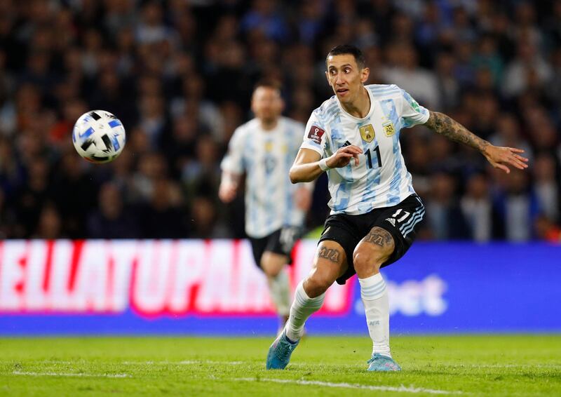 March 25, 2022. Argentina 3 (Gonzalez 34’, Di Maria 79’, Messi 82’) Venezuela 0: The home side were without four players suspended for breaching Covid-19 quarantine rules ahead of September's suspended game against Brazil but still ran out comfortable winners. “We are very happy,” said midfielder Rodrigo De Paul. “We love playing in this shirt. The best thing about this group is that it treats every game as a final. This is what it's all about. Never letting up.” Reuters