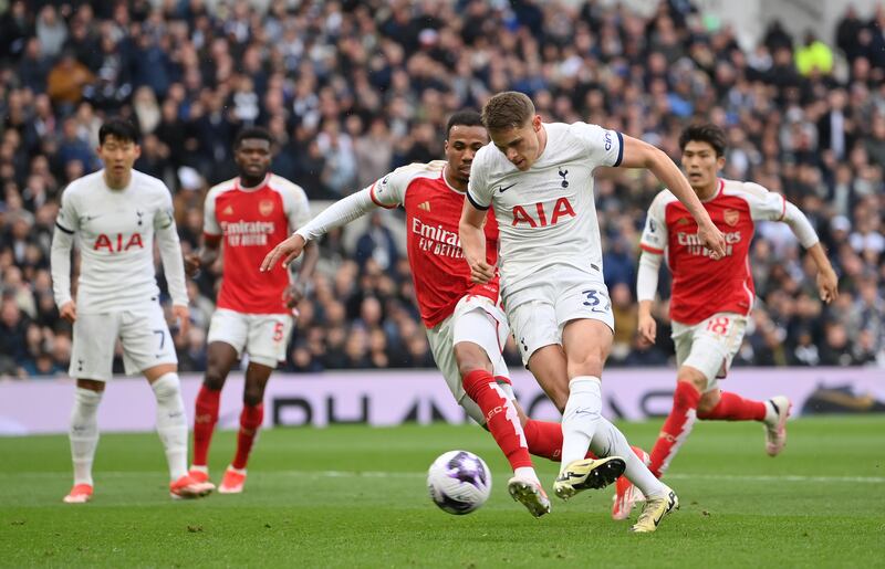 Thought he had levelled with composed finish after deflected Porro shot landed at hit feet but had been caught narrowly offside. Had fine season but tough last couple of games with Spurs conceding seven goals. Getty Images