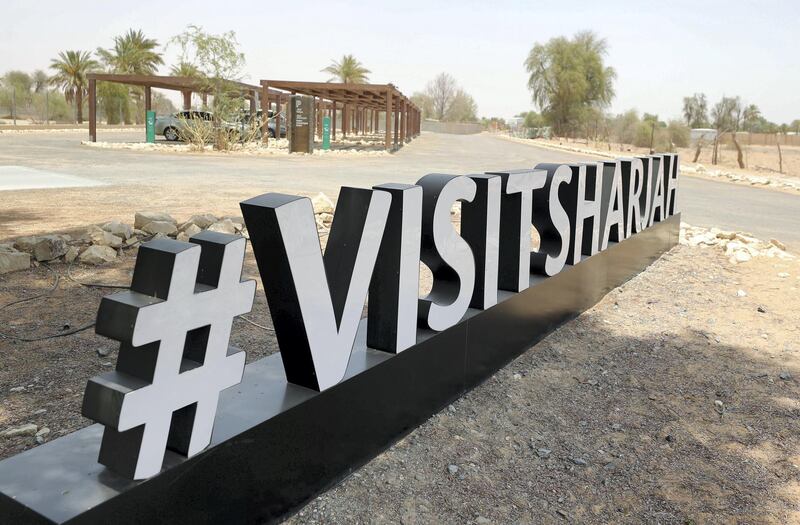 Sharjah, United Arab Emirates - July 10, 2019: Weekend's postcard section. The Mleiha Archaeological Centre. Wednesday the 10th of July 2019. Maleha, Sharjah. Chris Whiteoak / The National