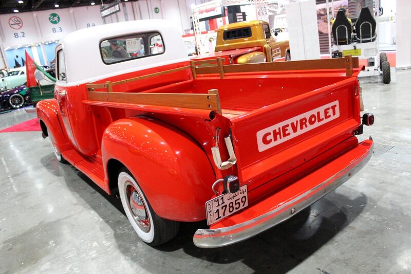A vintage Chevrolet truck.