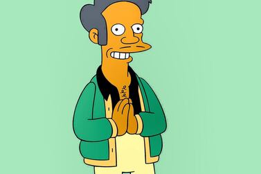 Apu, an Indian character in 'The Simpsons', has been the source of controversy for years over its racial stereotyping. AP
