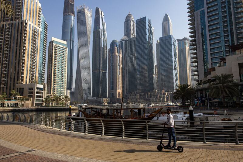 The UAE economy grew by 3.8 per cent on an annual basis in the first quarter of 2023 amid a push to diversify away from oil. Bloomberg