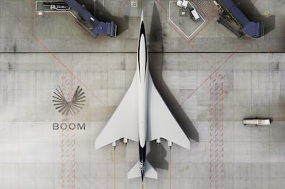 Overture has a contoured fuselage. Photo: Boom Supersonic