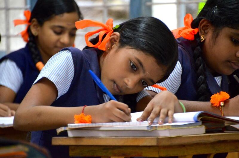 Pupils at an English-language school in Kolathur in Kerala have been taught computer skills. Courtesy Monyati Initiatives 