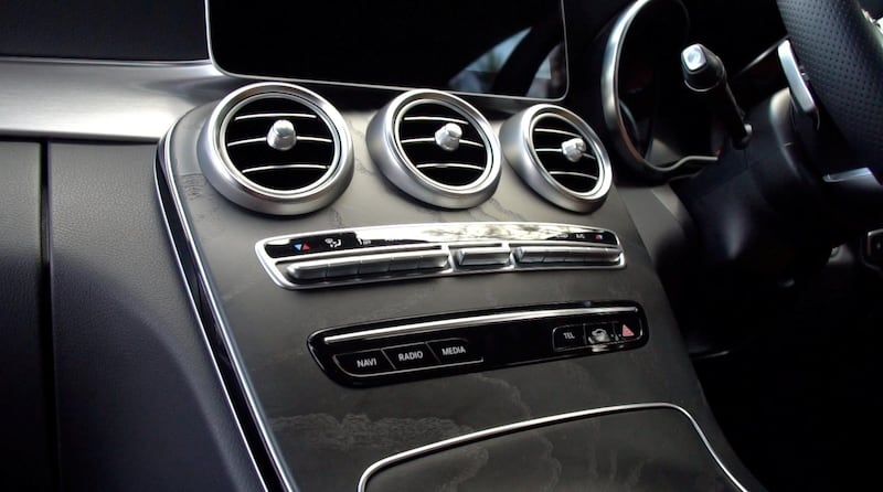 The centre console feels a little bit cluttered with unnecessary buttons. Sinead McCann