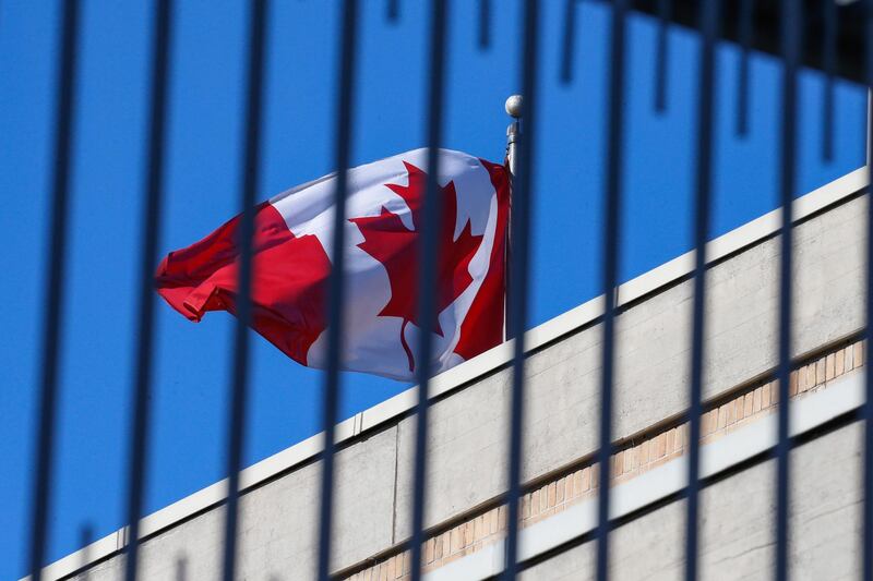 epa07285165 A Canadian flag flies at the Canadian embassy in Beijing, China, 15 January 2019. A Chinese court issued a death sentence to Robert Lloyd Schellenberg of Canada for drug smuggling. On 14 January 2019, following an appeal, a high court in Dalian city changed the man's previous 15 years in prison sentence for drug smuggling and sentenced him to death, saying his previous sentence was too lenient, according to media reports. The ruling comes during a diplomatic row between Canada and China after Canadian authorities arrested Meng Wanzhou, an executive for Chinese telecommunications firm Huawei, at the request of the USA.  EPA/ROMAN PILIPEY