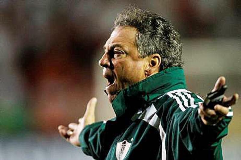Abel Braga was announced as the manager but the club is back to square one. AFP