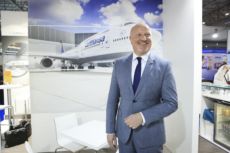 Carsten Schaeffer, the vice president for sales and services in south-east Europe, the Middle East and Africa, says the airline wants to bring more leisure travellers to the UAE. Sarah Dea / The National