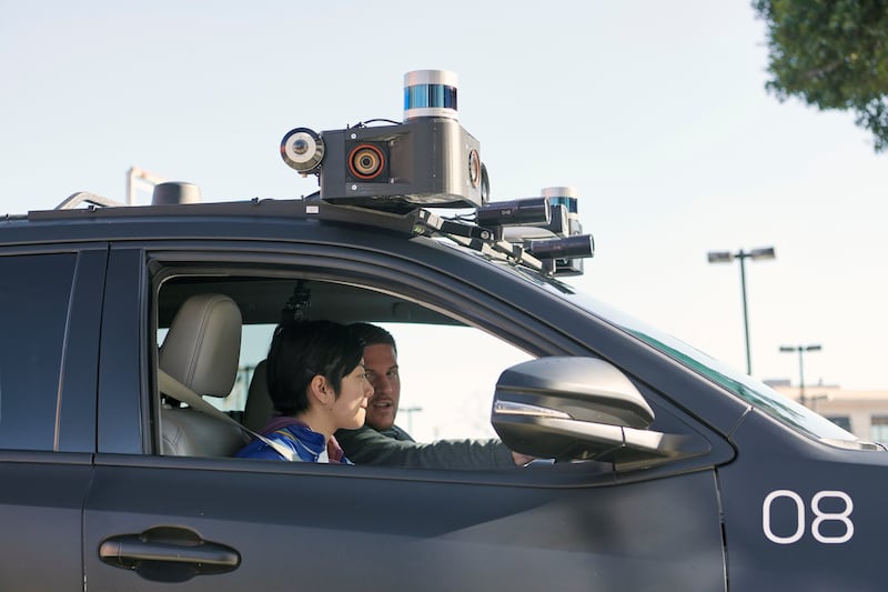 A self-driving car operated by California start-up Zoox. The company began to test its technology on public roads in Las Vegas in 2019. Reuters