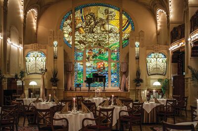 The dining room at Belmond Grand Hotels Europe. Courtesy Belmond Hotels