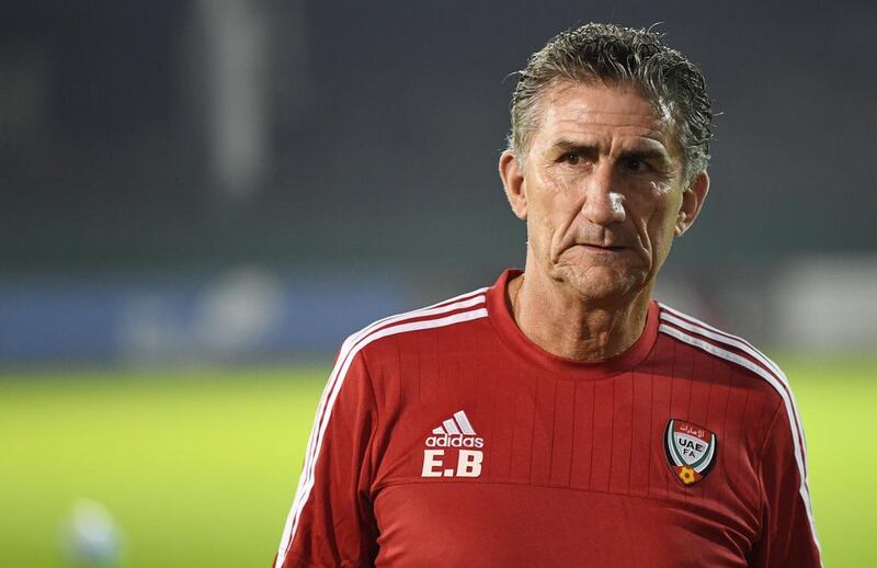 Edgardo Bauza will prepare the UAE for their 2018 World Cup qualifier against Saudi Arabia. Courtesy UAE FA