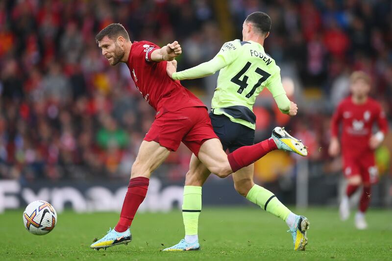 James Milner – 7. The 36-year-old took the battle to Foden. He was strong in the tackle and even got forward and looked to cross. It was foolish to see him as the weak link. Getty Images