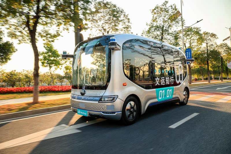 WeRide currently operates its robobus in China. Photo: WeRide
