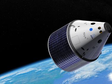 An artist impression of the Nyx capsule being developed by The Exploration Company.