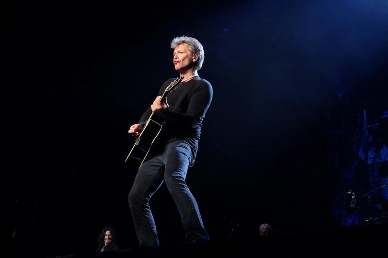 Bon Jovi has sold more than 130 million records over a 30-year recording career, which has spawned 13 studio albums to date. Delores Johnson / The National