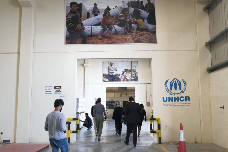 22.02.18 Dubai Humanitarian City. Media was given a tour of the expanded International Humanitarian City as well as a open board meeting with Princess Haya Bint Al Hussein and officials.
