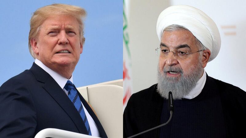 US President Donald Trump and his Iranian counterpart Hassan Rouhani have indulged in a round of threats and counter-threats. AFP; Reuters 