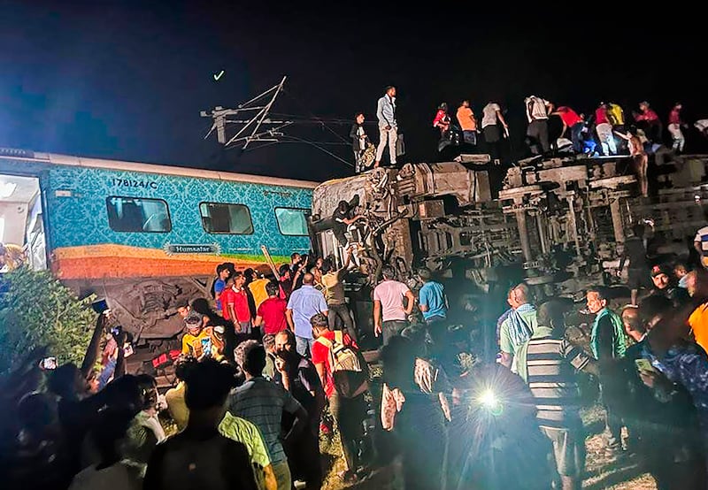 More than 40 trains were cancelled and at least 30 diverted following the accident. AP