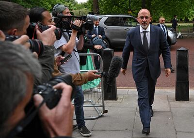 Britain's newly appointed Chancellor of the Exchequer, Nadhim Zahawi, in central London on Wednesday. AFP