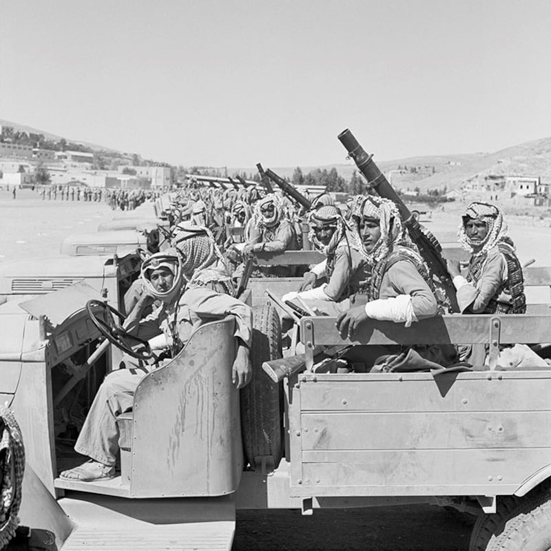Soldiers of the Arab Legion, Transjordan, 1941.  Photo: George Rodger