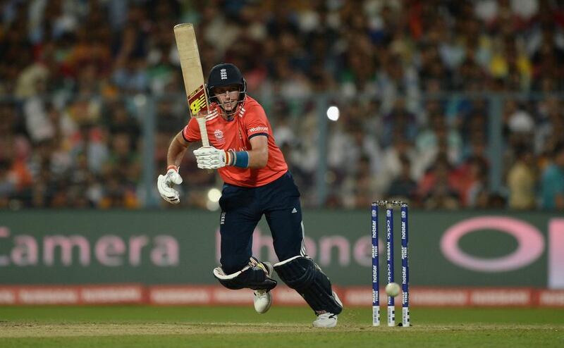 Joe Root batting for England. Getty