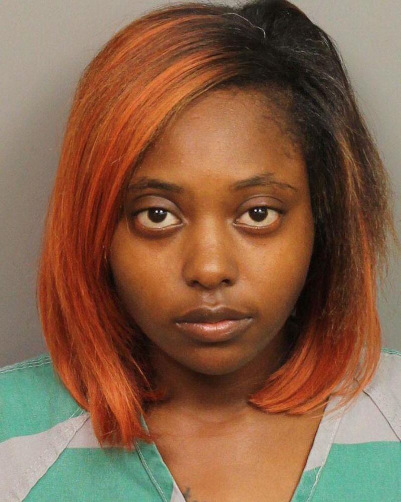 Marshae Jones, indicted on manslaughter charges involving the shooting death of her unborn child, is shown in this booking photo in Birmingham, Alabama, U.S., provided June 27, 2019.   Jefferson County Jail/Handout via REUTERS   THIS IMAGE HAS BEEN SUPPLIED BY A THIRD PARTY