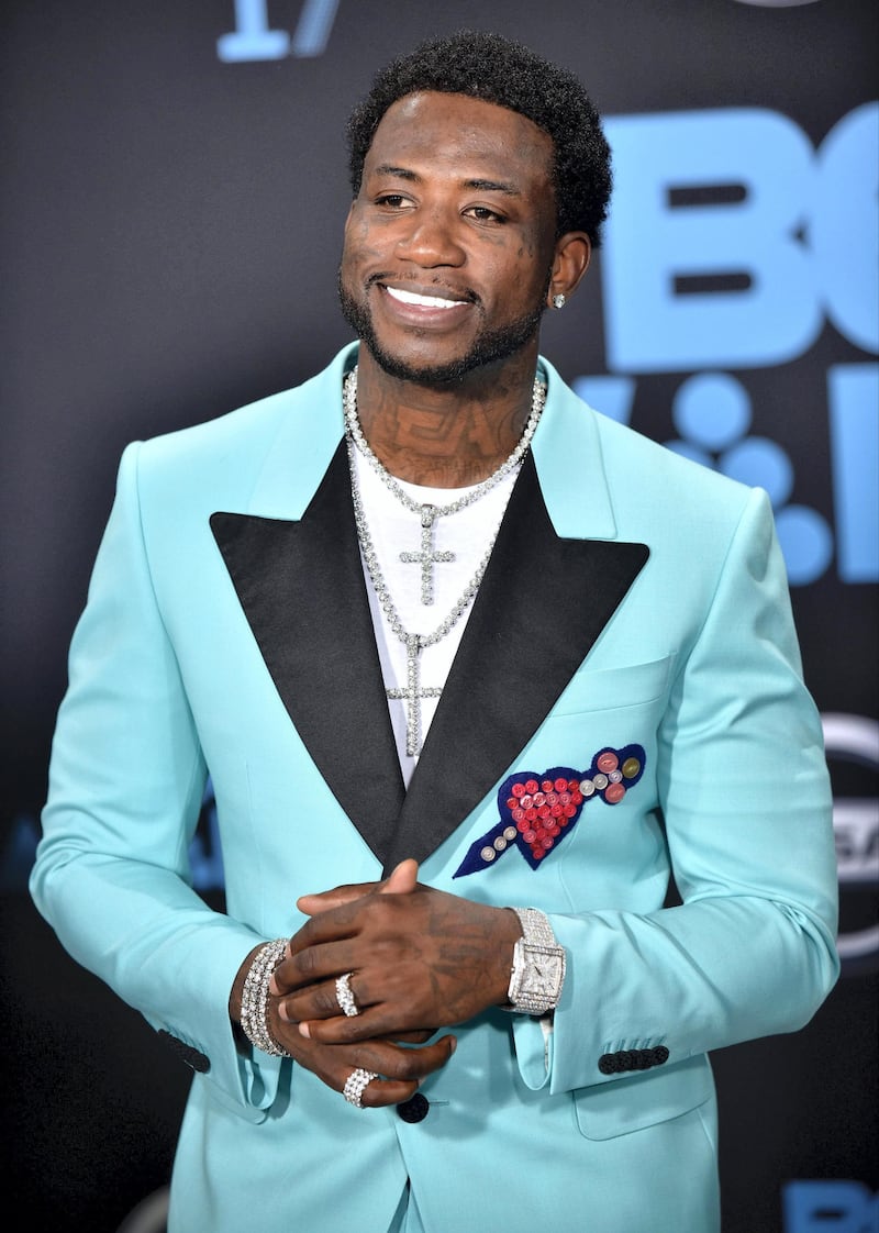 TY76YK Hip-hop artist Gucci Mane attends the 17th annual BET Awards at Microsoft Theater in Los Angeles on June 25, 2017. The ceremony celebrates achievements in entertainment and honors music, sports, television, and movies released between April 1, 2016 and March 31, 2017.  Photo by Christine Chew/UPI