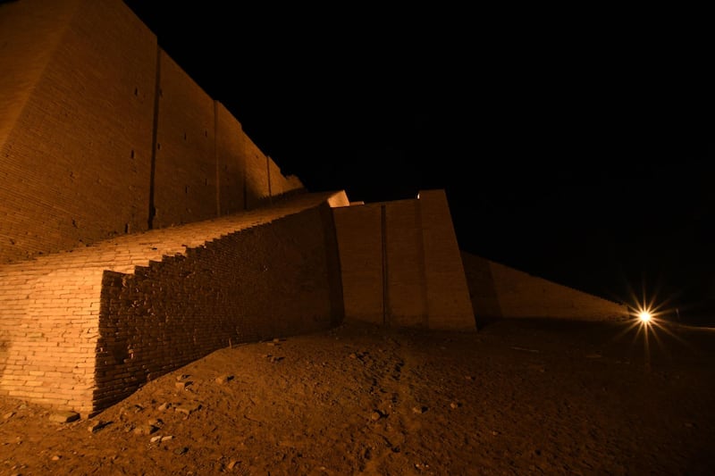 The Great Ziggurat of Ur in the province of Dhi Qar, about 375 kilometres south-east of Iraq's capital Baghdad. AFP