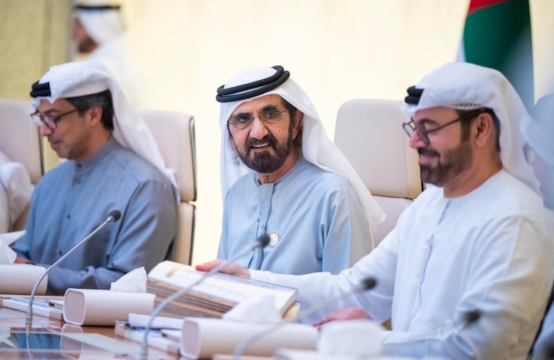 Sheikh Mohammed highlighted the UAE's efforts to combat cyber criminals promoting drugs to young people


