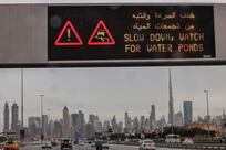 Abu Dhabi and Dubai lashed by heavy rain, thunder and lightning