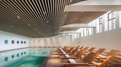 The 10,000-square-metre spa boasts an indoor pool. Six Senses Kaplankaya 