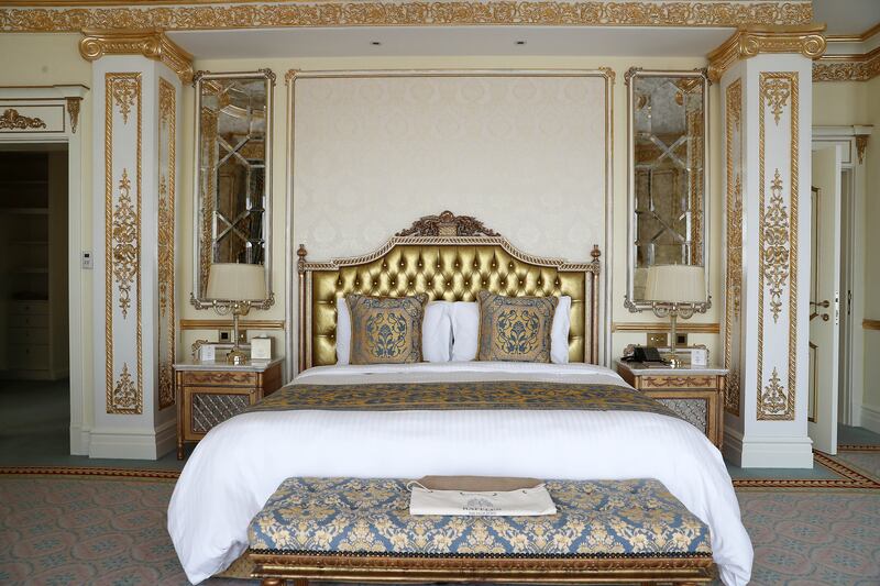 A bedroom in a Raffles Imperial Villa