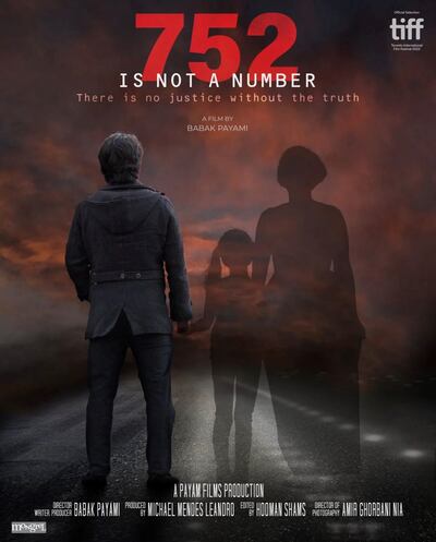 The poster for 752 Is Not a Number at the Toronto International Film Festival. Photo: TIFF
