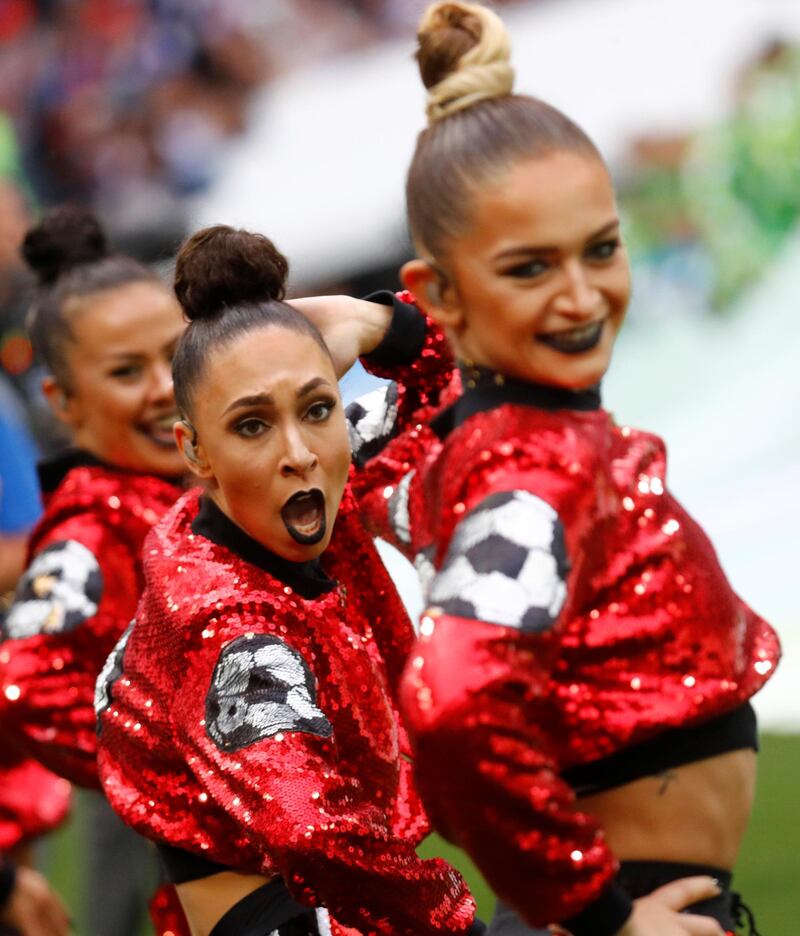 World Cup opening ceremony at the Luzhniki Stadium, Moscow. Kai Pfaffenbach / Reuters