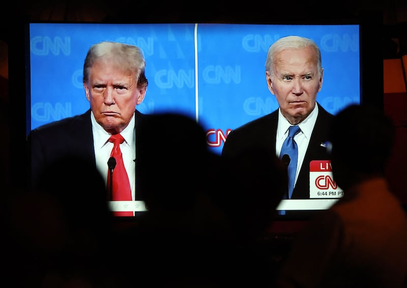 President Joe Biden and Donald Trump have faced off in the first presidential debate of the election. Getty Images