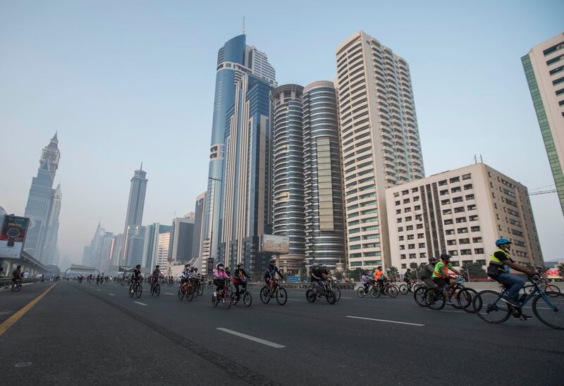 This is the second year Dubai Ride has taken place as part of Dubai Fitness Challenge.