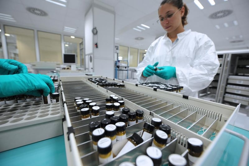 The UAE plans to grow its pharmaceutical export market to about $297 million by 2025, up 15 per cent from 2021. AFP