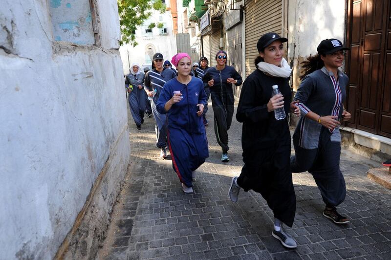 The rise of sport abayas comes at a time when Crown Prince Mohammed bin Salman has stated that the abaya is not mandatory in Islam. Amer Hilabi / AFP