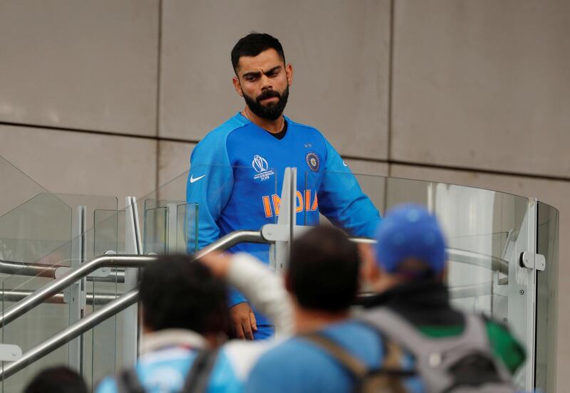 Cricket - ICC Cricket World Cup Semi Final - India v New Zealand - Old Trafford, Manchester, Britain - July 10, 2019   India's Virat Kohli after the match   Action Images via Reuters/Lee Smith