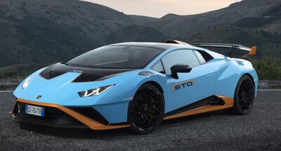 The Huracan's V10 engine is set to be substituted by a twin-turbo V8 plug-in-hybrid powertrain. Photo: Lamborghini