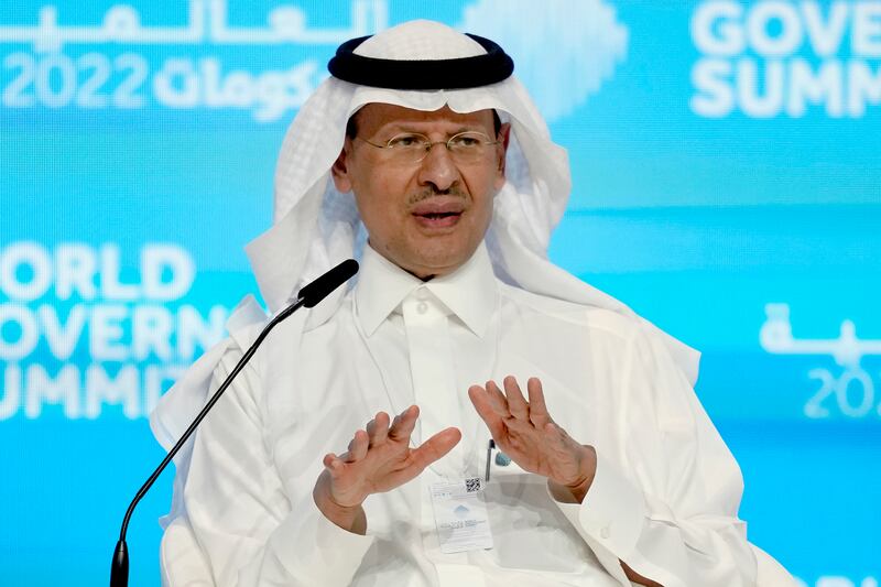 Saudi Arabia's Energy Minister Prince Abdulaziz bin Salman on Monday said the country is on track to increase oil production to more than 13 million barrels bpd. AP