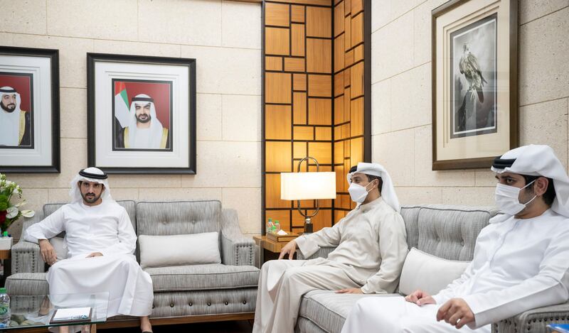 Sheikh Mansour bin Zayed, Deputy Prime Minister and Minister of Presidential Affairs, Sheikh Hamdan bin Mohammed, Crown Prince of Dubai, and Sheikh Maktoum bin Mohammed, Deputy Ruler of Dubai, also attended the high-level talks in Dubai.