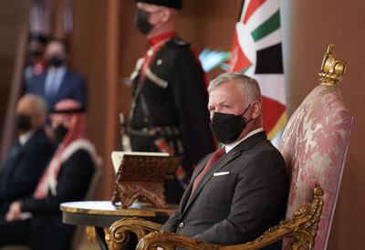 Jordan's King Abdullah II. Jordanian Royal Palace/AFP