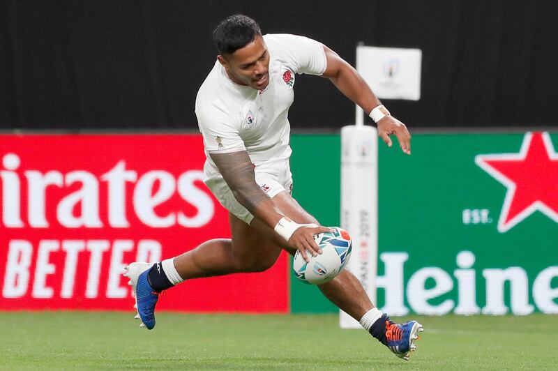 13 Manu Tuilagi (England)
Short of wearing boxing gloves, he could scarcely have been more up for the fight in the bruising win over Tonga. His two tries led the way in England’s win. Kyodo News via AP