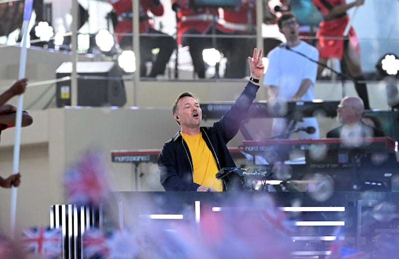 English DJ Pete Tong performs at the Coronation Concert. Reuters
